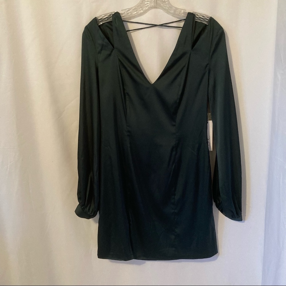 Ryse V Neck Satin Dress S